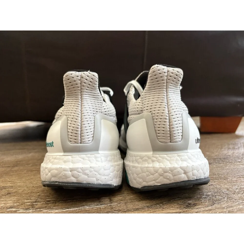 Adidas Ultraboost 1.0 Running Shoe White Teal Men’s Sz 14 JQ0823